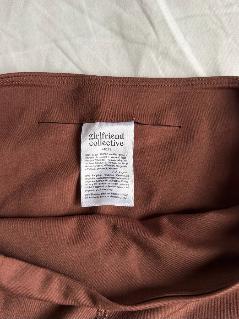 Girlfriend Collective Sports Bra and Biker Shorts Set - Picture 7 of 7